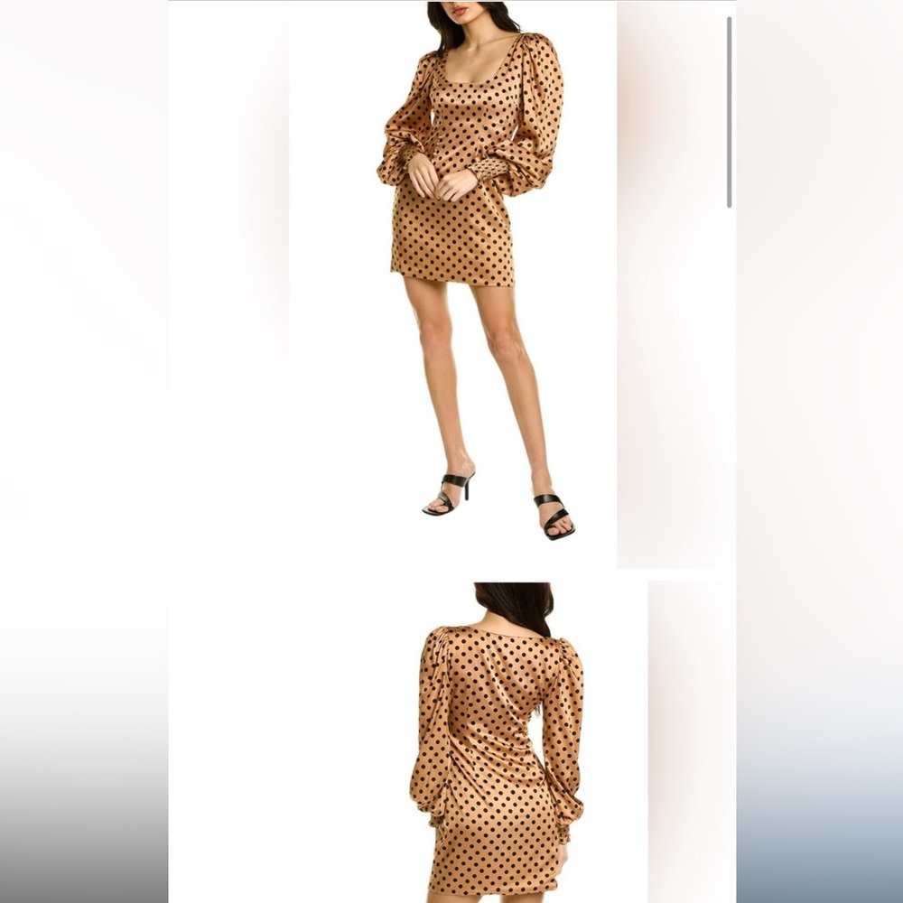 Caroline Constas Odette Silk-Blend Mini Dress